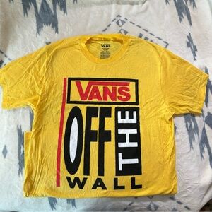 Yellow Vans “Off the Wall” Tee